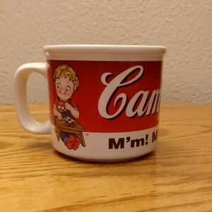 Red and White Mug